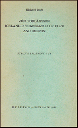 Jn orlksson. Icelandic translator of Pope and Milton # 18101