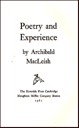 Poetry and Experience # 18379