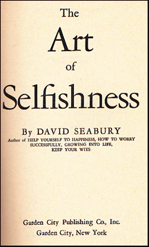 The Art of Selfishness # 21457