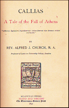 Callias. A Tale of the Fall of Athens # 22391