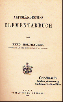 Altislndisches Elementarbuch # 25644