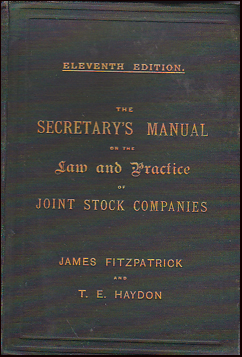 The Secretarys Manual # 29414