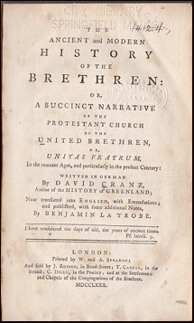 The Ancient and Modern history of the Brethren # 32570