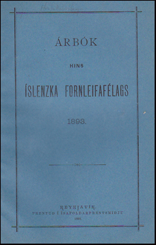 rbk Hins slenzka fornleifaflags 1893 # 36393