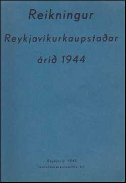 Reikningur Reykjavkurkaupstaar ri 1944 # 38383