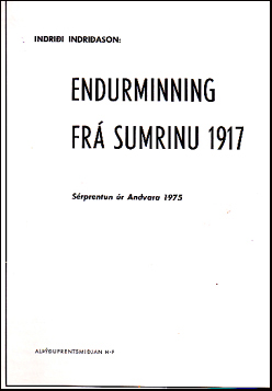 Endurminning fr sumrinu 1917 # 38809