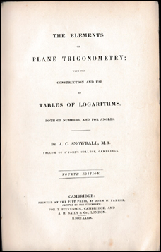 The Elements of Plane Trigometry # 41720