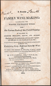 A Treatise on Family Wine Making # 42168