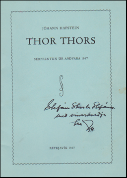 Thor Thors # 52033