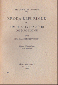 Krka-Refs rmur og Rmur af Lykla-Ptri og Magelnu # 52448