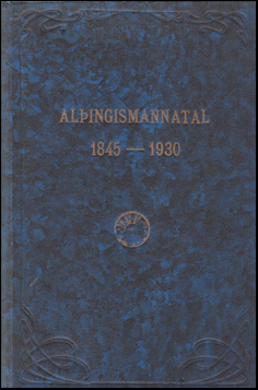 Alingismannatal 1845 - 1930 # 53690