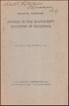 Studies in the manuscript tradition of Njlssaga # 53980