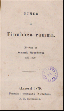 Rmur af Finnboga ramma # 54070