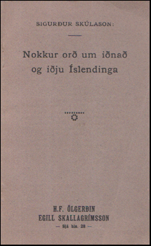 Nokkur or um ina og iju slendinga # 65545