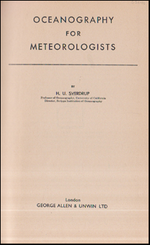 Oceanography for Meterologists # 57193