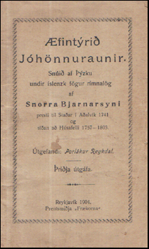 fintri Jhnnuraunir # 57243