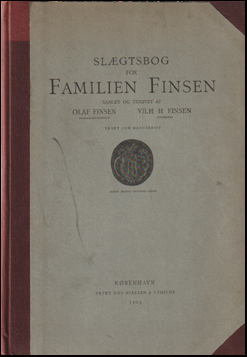Slgtsbog for Familien Finsen # 58823