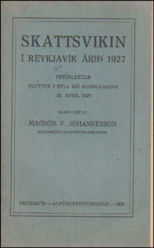 Skattsvikin  Reykjavk ri 1927 # 60270