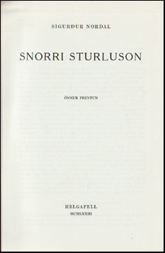 Snorri Sturluson # 15541