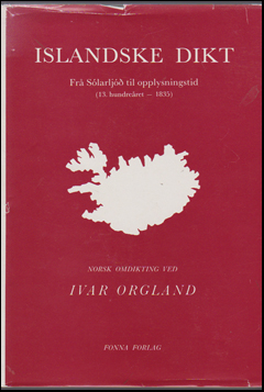 Islandske dikt. Fr Slarlj til opplysningstid # 60576