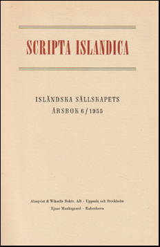 Scripta Isladica 6/1955 # 61209