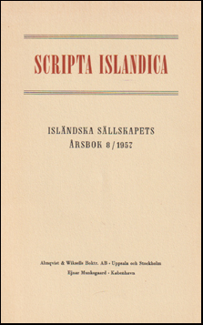 Scripta Isladica 8/1957 # 61210