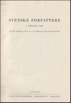 Svenske forfattere i udvalg # 64581