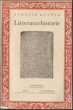 Litteraturhistoria. Norge og Island # 68481
