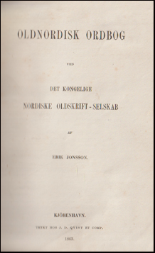 Oldnordisk ordbog # 70287