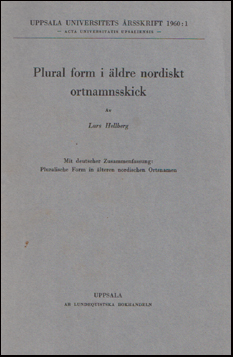 Plural form i ldre nordiskt ortnamnsskick # 74366