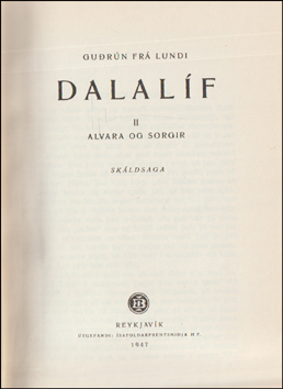 Dalalf II: Alvara og sorgir # 76831