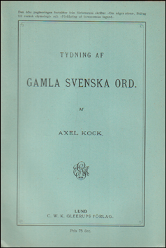Tydning af gamla svenska ord # 76859