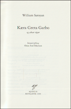 Kra Greta Garbo # 79428