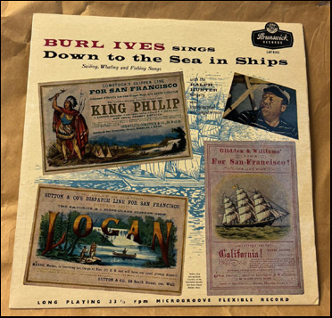 <b>Burl Ives Sings.. Down to the Sea in Ships # 80068