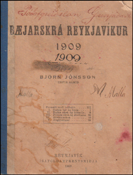 Bjarskr Reykjavkur 1909 # 81679