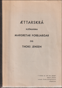 ttarskr hjnanna Margretar orbjargar og Thors Jensen # 82830