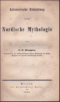 Literarische Einleitung in die nordische Mythologie # 83908