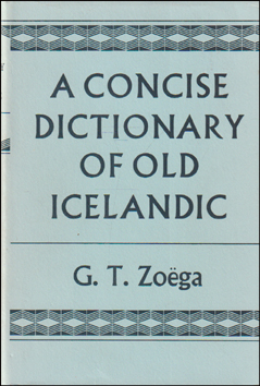 A Concise Dictionary of Old Icelandic # 84429