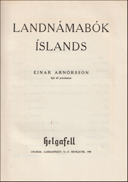 Landnmabk slands # 84482