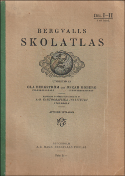 Bergvalls Skoleatlas # 84622