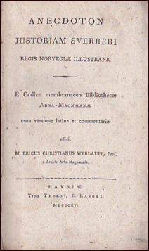 Anecdoton Historiam Sverreri Regis Norvegia Illustrans # 49712