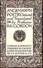 Anglo-Saxon Poetry Selected and Translated by Professor R. K. Gordon # 17202