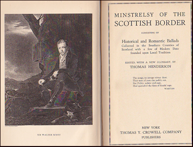 Minstrelsy of the Scottish Border Consisting of Historical and Romantic Ballads # 20679
