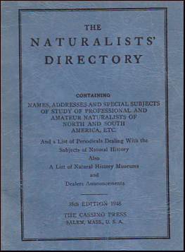 The Naturalists Directory # 21485