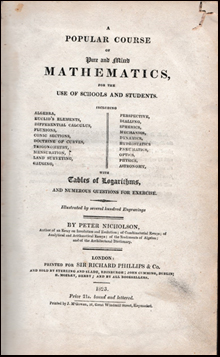 A popular course of pure and mixed mathematics # 41559