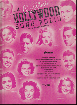 Hollywood Song Folio # 73021