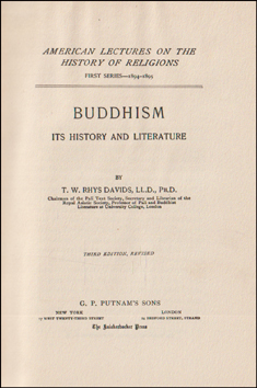 Buddhism. Its History and Literature # 79390