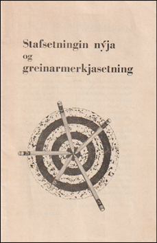 Stafsetningin nja og greinarmerkjasetning # 84946