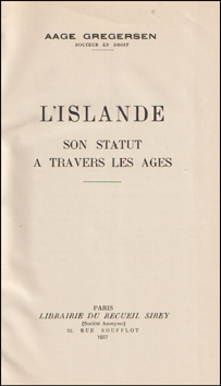 L'Islande. Son statut a travers les ages # 84947