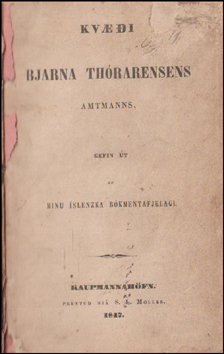 Kvi Bjarna Thrarensens amtmanns # 85527